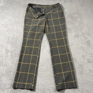7th Ave. New York &‎ Co. Design Studio Checkered Bootcut Dress Formal 10 Stretch